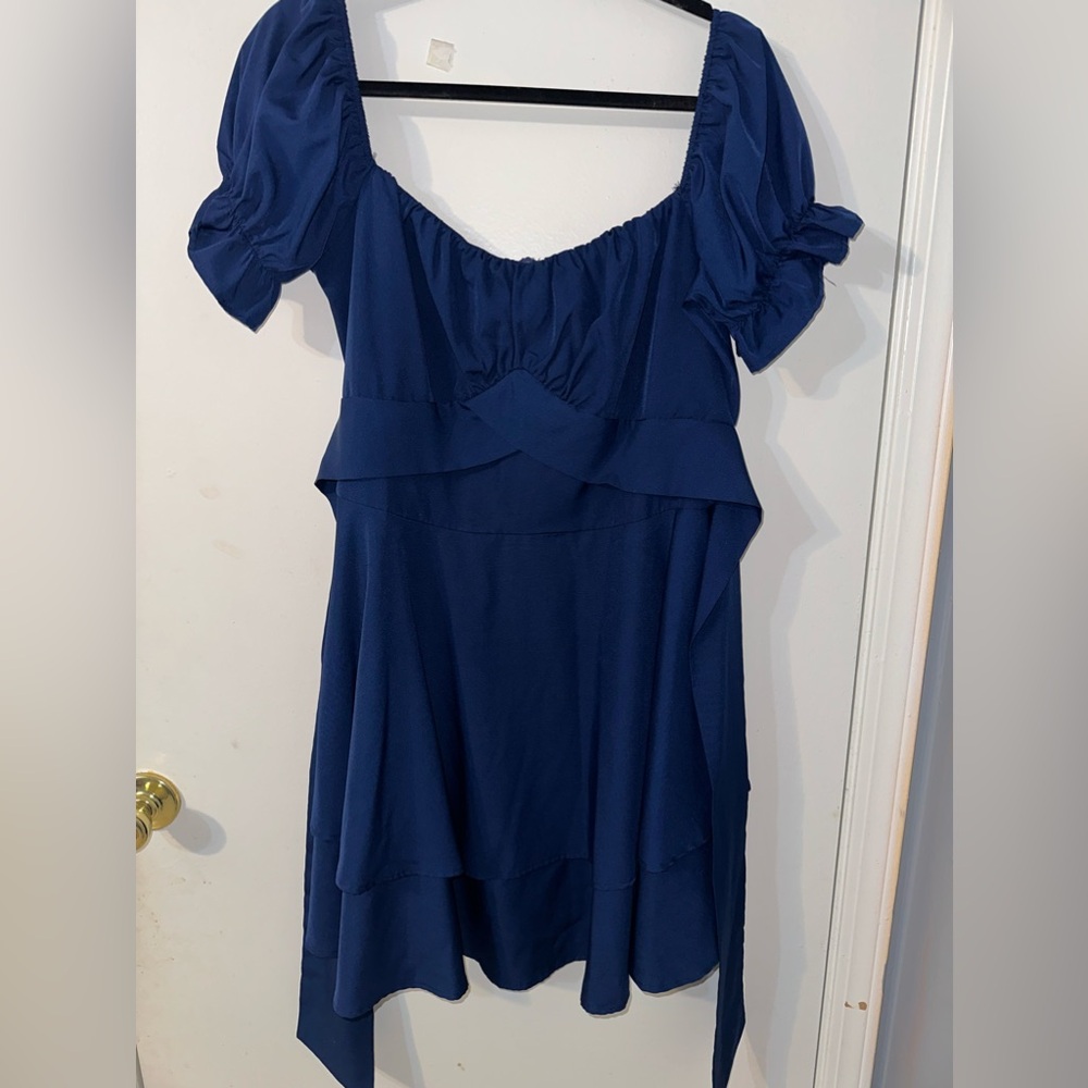 Blue dress